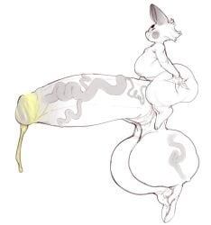 anthro anthro_only balls big_ass chubby huge_ass huge_balls huge_cock hyper_balls hyper_penis massive_balls massive_penis penis precum precum_drip small_but_hung smegma smegma_in_foreskin utaro_uta utarouta veiny_penis