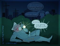 1boy balls circle_head exhibitionism hotbustedsocks male non-human non-human_only nude penis septenmber septenmber_(2025) tagme toony