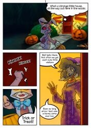 comic comic_page rachel_waterman_(the_walten_files) the_mysterious_house vanny_(fnaf)