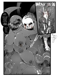 cross_sans monsterfucking nightmare_sans_(fan_character) tagme