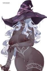 1girls 2d 2d_(artwork) big_areola big_ass big_breasts big_butt big_nipples big_thighs body_markings breasts breasts_out busty busty_female curvaceous curvaceous_body curvaceous_female curvaceous_figure curvaceous_hips curvaceous_thighs curvy curvy_body curvy_female curvy_figure curvy_hips curvy_thighs dark-skinned_female dark_skin elden_ring elden_ring_nightreign eyes_covered female female_focus female_only hourglass_figure huge_breasts huge_thighs large_ass large_breasts large_butt large_thighs lixsium long_hair markings naked naked_female nipple_piercing nipples nude nude_female pierced_nipples piercing pussy pussy_lips recluse_(elden_ring) recluse_(nightreign) simple_background solo solo_female solo_focus thick thick_ass thick_butt thick_hips thick_legs thick_thighs vagina voluptuous voluptuous_female white_background white_hair witch witch_hat