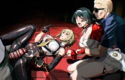 arm_strap assisted_rape astra_yao azasuke big_breasts black_gloves black_pants blonde_hair blush breasts captured captured_heroine censored chest_harness defeated defeated_heroine earrings elbow_gloves evelyn_chevalier female_human gangbang gloves group_sex hair_up hairband half_gloves harness high-waist_pants highres human human_male jewelry large_breasts light-skinned_female long_hair long_ribbon looking_at_viewer maledom mihoyo multiple_girls nah necktie pants penis purple_eyes pussy rape restrained ring_hair_ornament sex shirt single_elbow_glove single_half_glove sleeveless slim_waist stars_of_lyra straight tears thigh_beads tight_clothes tight_pants uneven_bangs vaginal_penetration weak_resistance white_hairband white_shirt wide_hips yellow_necktie zenless_zone_zero