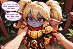 ai_generated comic huge_cock league_of_legends molestation poppy shortstack size_difference yordle