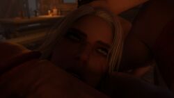 2girls 3d 3d_(artwork) 3futas arms_behind_back big_ass big_breasts big_penis breast_grab ciri clones cock_worship dominant_futanari domination from_behind futa_on_female futanari gardenoffantasi grabbing_arms stockings the_witcher_(series) triss_merigold vaginal_penetration