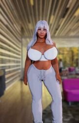 2d 2d_(artwork) 2d_animation 2d_artwork 3d 3d_(artwork) 3d_animation 3d_model 3d_render animated animated animated animated_png black_body black_eyes black_hair black_sclera dark-skinned_female dark_body dark_nipples dark_skin ghetto latina latina_milf milf milfs naked naked_female naked_footwear naked_thighhighs render rendered voluptuous voluptuous_body voluptuous_female voluptuous_milf white_hair white_panties