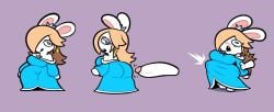 1girls 2025 2d 2d_(artwork) 2d_artwork ass big_ass big_breasts big_butt big_thighs blonde_hair breasts butt crown ear_piercing earrings female looking_at_another looking_back mario_(series) one_eye_closed one_eye_obstructed princess_rosalina rabbid_rosalina rabbit rabbit_ears rabbit_girl rabbit_humanoid rape raped_girl shocked shocked_expression shocked_female shortstack stomach_bulge stomach_deformation super_mario_galaxy surprise_sex surprised surprised_expression thighs white white_fur white_skinned_female wide_eyed wide_hips wide_thighs yellow_hair yopy