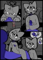 2boys blowjob comic comic_page eltortillas9 eltortillas_(artist) furry gay gray_(sprunki) incredibox_mod jevin_(sprunki) sprunki