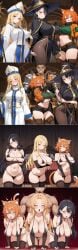 1boy 3girls adventurer adventurers_guild ahe_gao ahegao_face ai_generated animal_ear_fluff animal_ears areola_slip areolae arm_between_breasts arm_under_breasts armor asymmetrical_bangs asymmetrical_hair bed bed_sheet bedroom before_and_after belt bent_over bikini_bottom_aside black_bridal_gauntlets black_hair black_robe black_scarf black_thighhighs blonde_hair blue_eyes blush breasts bridal_gauntlets cat_ears cat_girl cat_tail catgirl choker cleavage collarbone comic cropped_jacket dark-skinned_male embarrassed fangs fantasy female fffm_foursome fingering foursome full_face_blush g-string gemstone goatee gold_trim gradient_background green_eyes grin hair_between_eyes hair_slicked_back half-closed_eyes hand_on_breast hand_on_chest head_tilt healer heart heavy_breathing implied_fingering implied_netorare implied_penetration indoors jacket knight large_breasts layered_clothing long_hair long_sleeves looking_at_viewer looking_away mage mage_staff male messy_hair micro_bikini midriff mitre multiple_girls muscular muscular_male navel netorare notreallyhere ntr open_mouth orange_eyes orange_hair orange_tail original original_character original_characters pantyhose parted_bangs parted_lips pendant pendant_choker perky_breasts pillow priestess pulling_up_clothing purple_gemstone pussy pussy_juice red_bed_sheet rogue rolling_eyes saliva scarf sex sex_from_behind sheet_grab short_hair short_shorts shorts shoulder_armor sidelocks skin_fang skindentation sleeves_rolled_up slicked_back_hair smile staff standing tavern thigh_boots thighhighs tongue twitching white_robe wide_sleeves witch_hat wooden_floor wooden_wall