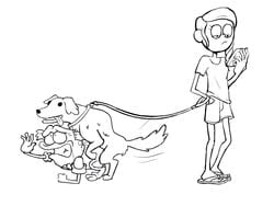 amphibia amphibian anthro canid canine canis disney disney_channel disney_xd doggy_style domestic_dog feral forced frog from_behind_position gay greyscale hi_res hop_pop_plantar human leash male male/male male_only mammal monochrome rape reaching_out sex smooth_skin