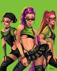 huntrix from kpop demon hunters by nikkotari