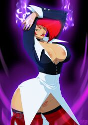 iori yagami from king of fighters by tovio rogers