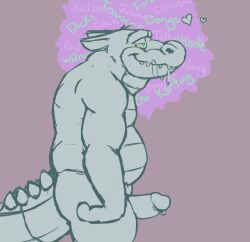 2019 aroused aroused_face aroused_male aroused_smile crash_(series) dingodile erection gay horny horny_male horny_thoughts hybrid hypnosis male male_only mind_control monochrome non-human non-human_only penis ringed_eyes side_view snout spectral-bat thinking thinking_about_sex video_games yaoi