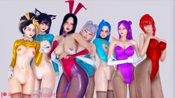 ahri from league of legends by equilibrium3d