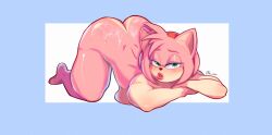 amy rose from sega by vex nsfw