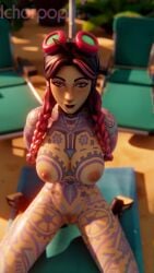 beach jules from epic games by ichorpop