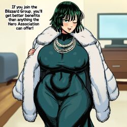 fubuki (one-punch man) from one-punch man by orangustrange
