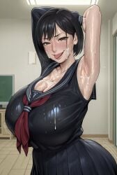 1female 1girls 2d 2d_(artwork) ai ai_art ai_assisted ai_generated asian asian_female biceps big_ass big_breasts big_butt big_nipples big_thighs biped black_eyes black_hair breasts dark_eyes female female_focus female_only hinako_shimizu hotdonutsai hourglass_figure huge_ass huge_breasts huge_butt human humanoid japanese japanese_clothes japanese_clothing japanese_female konami light-skinned_female light_skin pale_skin short_hair silent_hill silent_hill_f stable_diffusion straight thick thick_ass thick_hips thick_legs thick_thighs thighhighs thighs voluptuous voluptuous_female