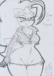 2021 anthro anthrofied armwear banette bedroom_eyes big_breasts blush braless breasts cleavage clothed clothing elbow_gloves felid female genitals gloves graphite_(artwork) handwear jacket latex_elbow_gloves looking_at_viewer lunaris_parukia mammal narrowed_eyes navel nintendo panties panties_down partially_clothed pokémon_(species) pokémorph pokemon presenting presenting_pussy pulling_pants_down pussy seductive solo teasing thigh_gap topwear traditional_media_(artwork) under_boob underwear underwear_down undressing video_games zippy_(lunaris_parukia)