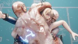 3d alternate_hairstyle anal_sex blonde_hair blue_eyes breast_grab dead_or_alive double_penetration gangbang group_sex holding hug long_hair marie_rose monster nigi2 ninja_gaiden rape sandwiched sex straight straight_hair vaginal_penetration white_skin zombie