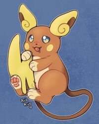 alolan_raichu feralsoren masturbation nintendo pokémon_(species) pokemon pokemon_(species) pussy raichu regional_form_(pokemon) rodent rubbing saliva solo video_games