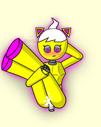 1boy 1boy1girl 1girls cum cum_in_pussy cum_inside geometry_dash mind_control possession robot robot_girl triangle_eyes trianna_(yellolight) yellolight