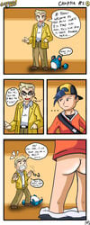 comic ethan_(pokemon) male_only marill nintendo pokemon pokemon_gsc pokemon_hgss samuel_oak