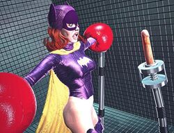 1girls 3d barbara_gordon batgirl batman_(series) batman_66 dc female female_only solo tagme yvonne_craig