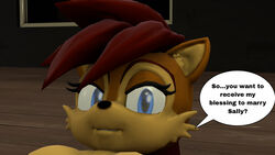 3d alicia_acorn chipmunk chipmunk_humanoid dialogue furry furry_intersex futanari hair intersex intersex_only looking_at_viewer mammal mammal_humanoid red_hair rodent rodent_humanoid sonic_(series) source_filmmaker