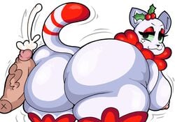 big_ass big_breasts christmas dork_boi female furry huge_ass junipurr lewd_dorky penis tagme wide_hips