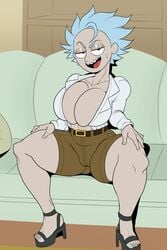 rick sanchez from rick and morty by detnox