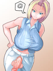 android 18 from dragon ball by rutanda