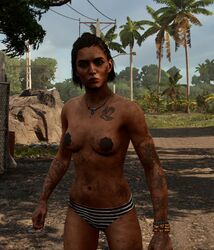 1girls 3d dani_rojas dark-skinned_female dark_skin far_cry far_cry_6 pasties straight_hair tagme