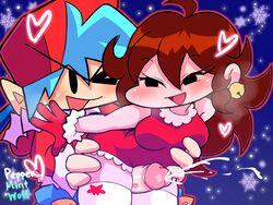 boyfriend (friday night funkin) from christmas by peppermintwolf