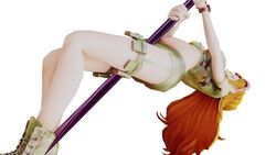 16:9 1girls 3d animated ass big_ass bouncing_breasts breasts cleavage female female_masturbation female_only grinding grinding_on_pole huge_ass huge_breasts kishi masturbation moaning mp4 nami_(one_piece) no_sound one_piece pole_dancing shounen_jump solo solo_female thick_thighs video wide_hips