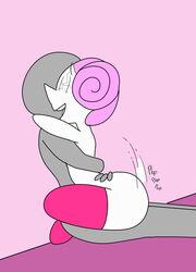 faceless_male hugging hugging_to_present_ass muffintop on_lap pink_hair pink_pearl_(steven_universe) pink_skin sex steven_universe tagme vaginal_penetration vaginal_sex