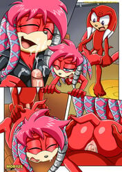 a_strange_affair comic comic_page cum_inside cum_on_clothes cum_on_face hands_on_ass holding_legs incest lien-da mother_and_son palcomix penetration rutan_the_echidna sonic_(series) sonic_the_hedgehog_(archie) sonic_the_hedgehog_(series)