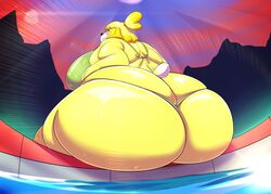 isabelle (animal crossing) from animal crossing by fennekoshee