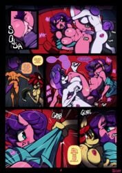 2021 anthro apple_bloom_(mlp) breasts comic cutie_mark dialogue digital_media_(artwork) english_text equid equine female friendship_is_magic gynomorph gynomorph/female hair_on_head hasbro hi_res horn intersex intersex/female mammal my_little_pony nipples scootaloo_(mlp) slypon spoiled_rich_(mlp) sweetie_belle_(mlp) text unicorn