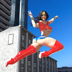 1girls 3d dc dc_comics diana_prince female female_only solo tagme tlameteotl wonder_woman wonder_woman_(series)