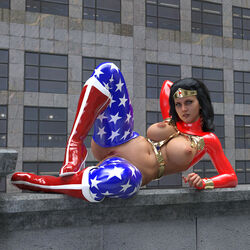 1girls 3d dc dc_comics diana_prince female female_only solo tagme tlameteotl wonder_woman wonder_woman_(series)