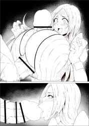 1boy 1boy1girl 1girls big_penis black_and_white bleach blowjob blush breasts censor_bar censored cock_shock cock_worship fellatio female gigantic_penis glans glans_licking huge_cock hyper hyper_breasts hyper_penis ichigo_kurosaki inoue_orihime just_the_tip large_penis licking licking_glans line_art looking_up male monochrome mouth_on_penis mucc oral paizuri partial_male penis penis_awe penis_between_breasts penis_kiss penis_lick pointless_censoring shocked size_difference thick_penis veiny_penis venus_body