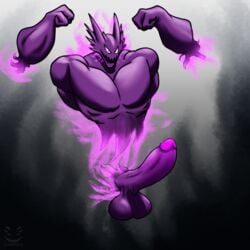 anthro balls big_balls big_muscles big_penis corinoch_(artist) detachable detachable_limbs detachable_penis disembodied_hand flexing genitals ghost ghost_hands glowing haunter hi_res huge_muscles humanoid_genitalia humanoid_penis hyper hyper_muscles looking_at_viewer male muscular muscular_male nintendo penis pokémon_(species) pokemon sketch solo spirit video_games