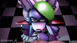 1girls 3d 3d_model animated animatronic anthro blowjob canine choker deep_blowjob eye_contact eyelashes faceless_male female five_nights_at_freddy's five_nights_at_freddy's:_security_breach fnaf green_hair human human_penetrating kneeling masturbation no_sound open_mouth oral oral_sex pov purple_eyeshadow purple_fur robot_girl roxanne_wolf_(fnaf) roxanne_wolf_(thedogoftin) roxanne_wolf_2.0_(thedogoftin) scottgames seductive_eyes sharp_teeth solman_al_ source_filmmaker squatting steel_wool_studios tagme thedogoftin two_tone_hair video viewed_from_below white_hair wolf yellow_eyes