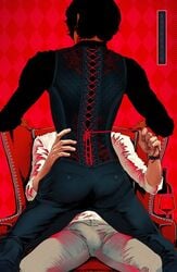 2boys cathexis_art clothed corset yaoi