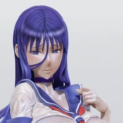 1:1_aspect_ratio 1girls 3d 3d_render banana_breasts beautiful beautiful_face blue_eyes blue_hair breasts clothing female female_focus female_only honjou_raita huge_breasts leslyzerosix leslyzzerosix matching_hair/eyes matching_hair_and_eye_color pale_skin perky_breasts pointy_nose school_uniform shiny_skin simple_background solo suzuhara_misa suzuhara_misae tagme thin_nose uniform upper_body zettai_junpaku_mahou_shoujo