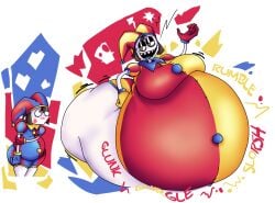 evil pomni (the amazing digital circus) from glitch productions by lapis reborn