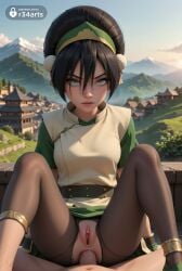 toph bei fong from avatar legends by r34arts