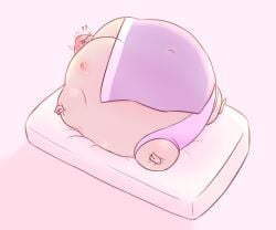 1boy androgynous areolae belly_expansion belly_inflation blanket body_inflation inflation inflation_sequence light-skinned_male light_skin male male_inflation male_only mattress mattress_on_floor nipples pink_hair poff_(puffpoff) puffpoff round_body sequence shirtless shirtless_(male) shirtless_male sleeping sunken_head sunken_limbs swelling swelling_belly twink underwear underwear_around_legs