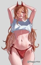 1girls 2d 2d_(artwork) 2d_artwork arm_above_head arm_up arms_above_head arms_up ass_visible_through_thighs bare_armpits bare_arms bare_belly bare_hands bare_hips bare_legs bare_midriff bare_navel bare_skin bare_thighs belly belly_button blonde-haired_female blonde_female blonde_hair blonde_hair_female blush blush_face blushing_at_viewer blushing_female blushing_lines chainsaw_man collarbone crosshair_pupils curvaceous curvaceous_body curvaceous_female curvaceous_figure curvaceous_hips curvy curvy_body curvy_female curvy_figure curvy_hips demon devil digital digital_art digital_drawing digital_drawing_(artwork) digital_media digital_media_(artwork) elbows exposed_armpits exposed_arms exposed_belly exposed_hips exposed_legs exposed_midriff exposed_navel exposed_skin exposed_thighs eye_closed female female_focus female_only female_torso grey_background groin hair_between_eyes hand_above_head hand_up hands_above_head hands_up high_resolution highres horn horns hourglass_figure lean_figure long_hair looking_at_viewer midriff narrow_waist navel one-eye_closed one_eye_closed one_eye_open posing posing_for_the_viewer power_(chainsaw_man) raggumba red_horn red_horns shoulders simple_background slender_body slender_waist slim_waist solo standing thigh_gap thighs upper_body wide_hips yellow-eyed_female yellow_eyes