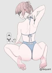 1girls 2d 2d_(artwork) 2d_artwork adult adult_female ankles arm_support ass ass_cleavage ass_crack back back-tie_bikini back-tie_swimwear bare_arms bare_ass bare_back bare_butt bare_calves bare_hands bare_hips bare_knees bare_legs bare_shoulders bare_skin bare_soles bare_thighs bare_toes barefoot beer bikini bikini_bottom bikini_only bikini_top blue_bikini blue_bikini_bottom blue_bikini_top blue_swimsuit blue_swimwear blunt_bangs braid braided_hair braided_pigtails braids brown-haired_female brown_eyebrows brown_hair call_of_the_night calves closed_mouth_smile curvaceous curvaceous_ass curvaceous_body curvaceous_female curvaceous_figure curvaceous_hips curvy curvy_ass curvy_body curvy_female curvy_figure curvy_hips digital digital_art digital_drawing digital_drawing_(artwork) digital_media digital_media_(artwork) elbows exposed_arms exposed_ass exposed_back exposed_butt exposed_hips exposed_legs exposed_shoulders exposed_skin exposed_thighs exposed_toes feet female female_focus female_only fingernails fingers full_body glasses glasses_on_face glasses_on_head green-eyed_female green_eyes grey_background groin half-closed_eyes half_naked half_nude head_tilt high_resolution highres knees lean_figure legs legs_folded looking_at_viewer looking_back looking_back_at_viewer mature mature_female median_furrow nail_polish nails naked naked_female naked_woman nanakusa_nazuna narrow_waist nude nude_female nudity reiquant seductive seductive_look seductive_smile seiza semi_nude short_hair shoulder_blades shoulders simple_background sitting sitting_on_floor sitting_on_ground sitting_on_knees slender_body slender_waist slim_waist smile smiley_face smiling smiling_at_viewer soles solo string_bikini swimsuit swimwear thick_ass thick_butt thighs tilted_head toes twin_braids vampire vampire_girl wariza wide_hips yofukashi_no_uta